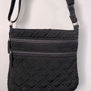 Brand new without tags Vera Bradley triple zipper cross body purse